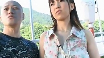 Voyeur Captures Naughty Asian Babe In Public