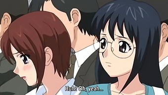 A Schoolgirl With A Cursed Bra Experiences A Gangbang In A Train