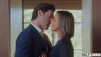 Seductive Milf Seduces Young Man During Husband'S Absence