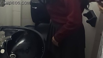 Hidden Camera Captures College Students In Compromising Positions In The Restroom
