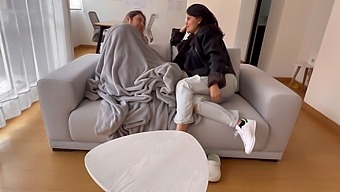 Overcoming Illness Through Intimate Contact, Resulting In The Unsanitary State Of The Newly Acquired Couch Belonging To The Maternal Figure.