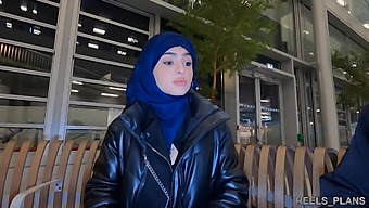 Nadja, A Veiled Iranian, Engages In Anal Intercourse In A Restroom And Hallway As Part Of A Payment For A Flight