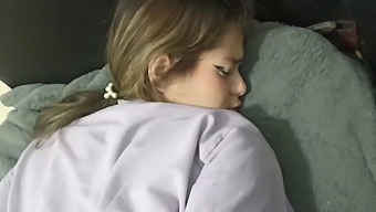I Passionately Penetrate My Adorable, Small Stepsister'S Rear End On The Couch During A Party When Our Stepfathers Are Not Present.