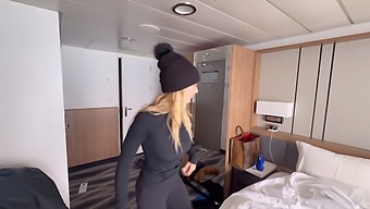 Cheating On My Girlfriend With A Beautiful Blonde On A Cruise And Getting Oral Sex In Public.